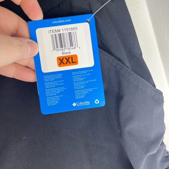 Columbia Black Skort Women’s Size XXL NWT Omni-Shade Drawstring Outdoor - Picture 4 of 8